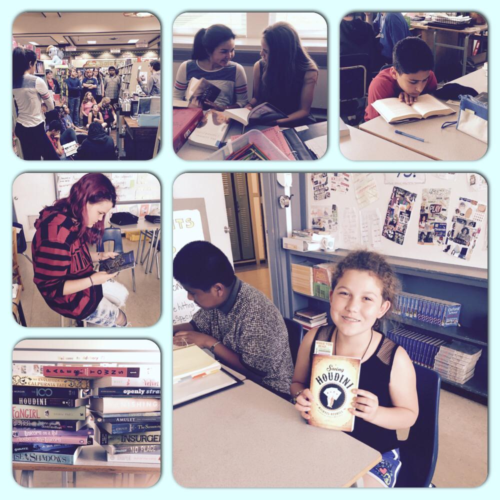 vickidroberts's tweet photo. If you want to boost your spirits take 26 kids to the book store and let them shop! Ss choice = Ss reading! #lmsread http://t.co/sXYkoUwudx