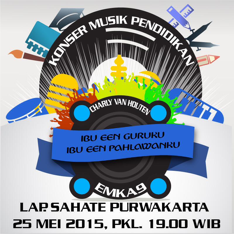 Emka_9's tweet photo. #Konser #Musik Pendidikan "Ibu Een Guruku,Ibu Een Pahlawanku" 25 Mei 2015,Pkl 19.00 Lapang Sahate Purwakarta http://t.co/e8dqvf7pZH