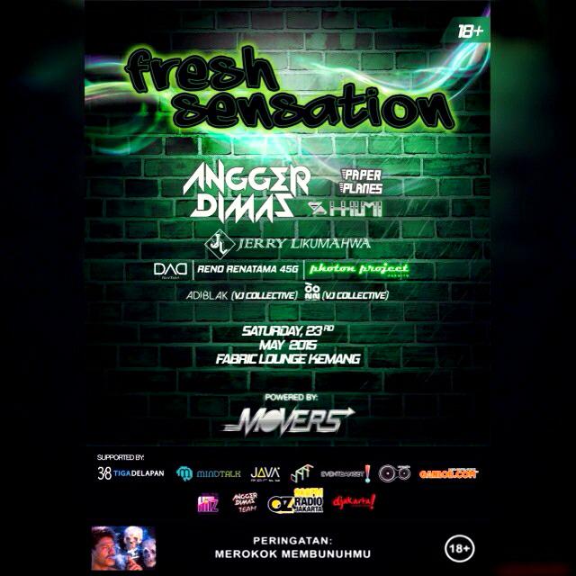 FabricKemang's tweet photo. Tonight!!!
Fresh Sensation

Special on the deck :
@AnggerDimas
@anggerdimasteam

Reserved or info :
PIN:54F727B9 http://t.co/GU2RFRSSSo