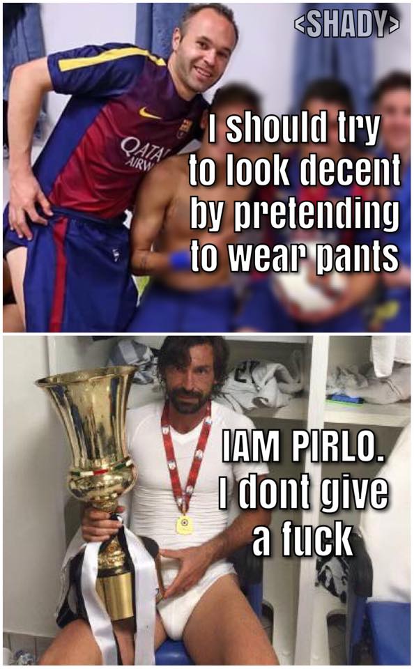 FootballFunnys's tweet photo. Because He is Pirlo http://t.co/nWkv2gv8Al
