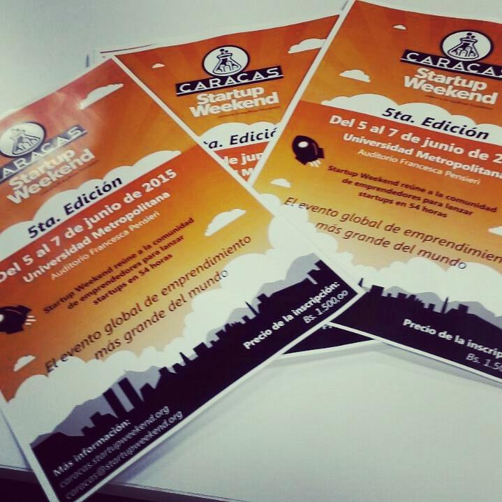 StartupWeekendV's tweet photo. Que no te lo cuenten y vive la experiencia de emprender en el @CaracasSW http://t.co/xWCMDWhmMy