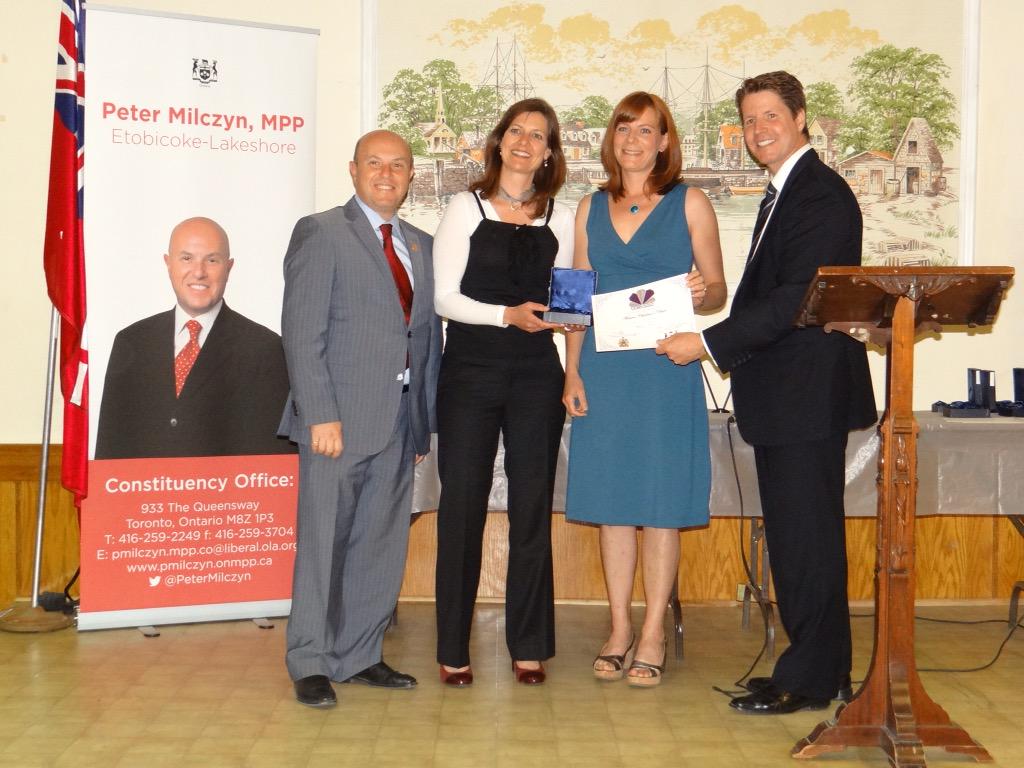 Some pics of GEMS award winners from south Etobicoke-Lakeshore…..