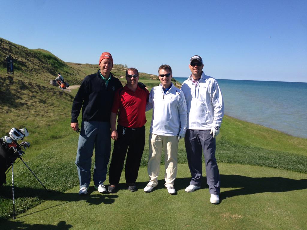 <a href="/GCMorningDrive/">GCGolfToday</a>  <a href="/dolanfan/">matt dolan</a> <a href="/lukeessing/">Luke Essing</a> getting ready 4 PGA Championship at Whistling Straits. #PGAChampionship