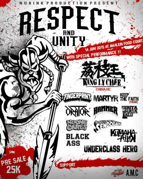 Tgl 14 Juni 2015 .. Hardcore Fest. "Respect and Unity" di Amaliun FC - Medan ..cc: <a href="/gigsmedan/">Gigs Medan</a> <a href="/HAMMER_HC/">HAMMER official</a> @ORATOR_MHC