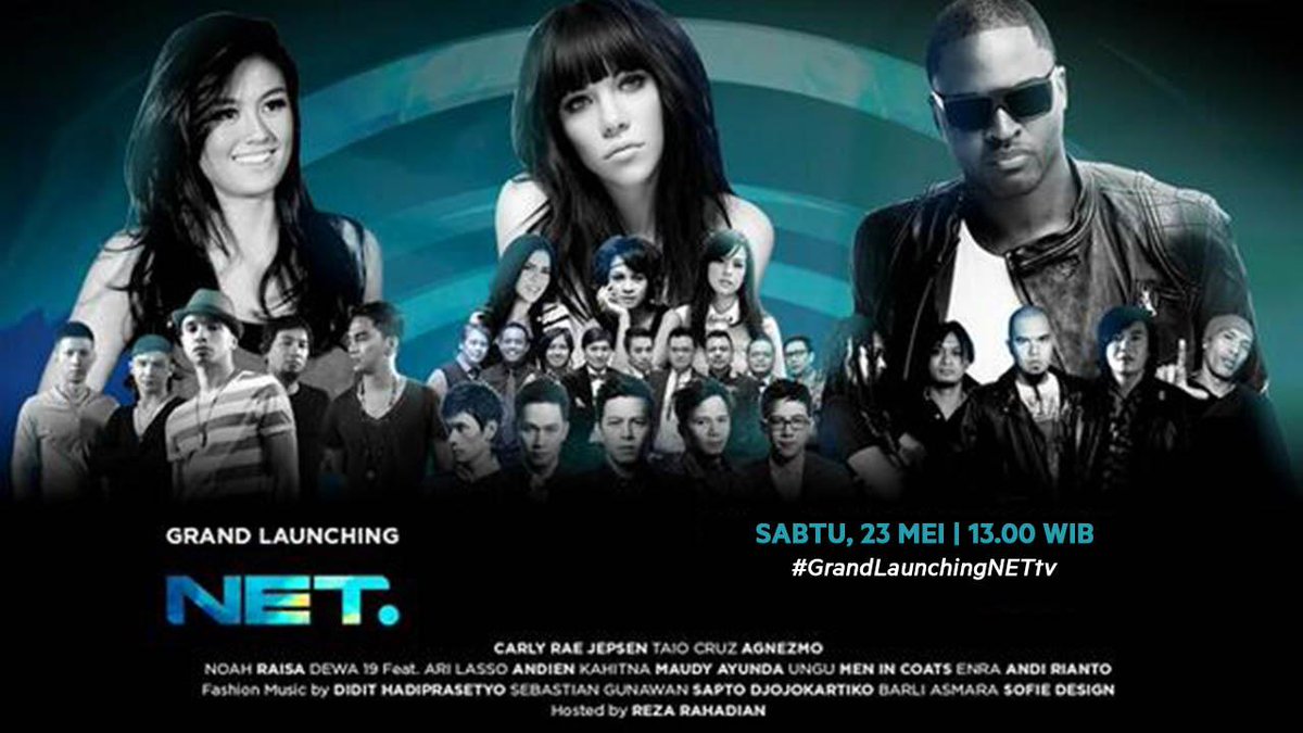 mdtvindonesia's tweet photo. Saksikan kembali kemeriahan GRAND LAUNCHING NET. siang ini pkl 13.00 WIB. #GrandLaunchingNETtv http://t.co/2heApiHxgN