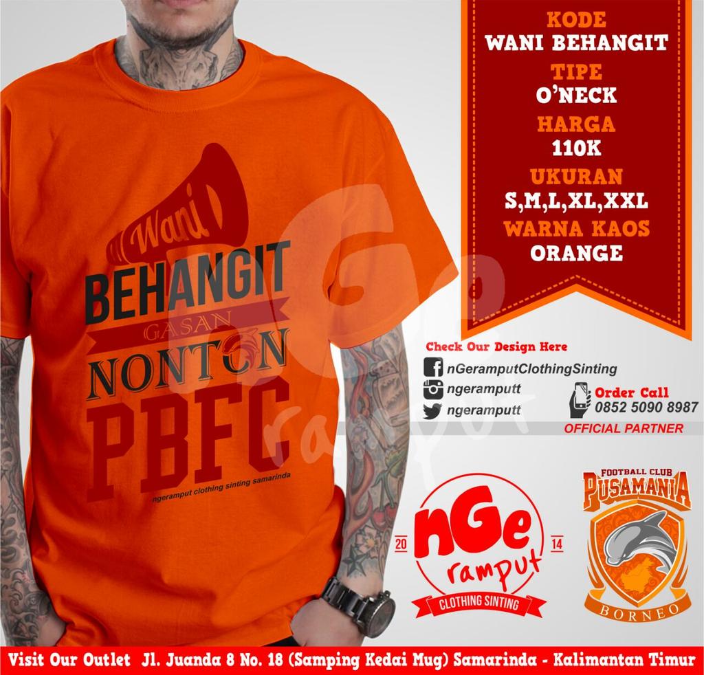 #AyoPBFC dan Ayo nukar kaos nGeramput special <a href="/PusamaniaID/">PusamaniaBorneo</a>. ☺💪