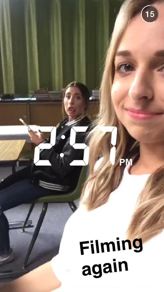 TheKathleenNgo's tweet image. NO BIG DEAL.. Just @Love_Lauren_E and @jennxpenn hanging out at my high school.. #JustCasually 😅