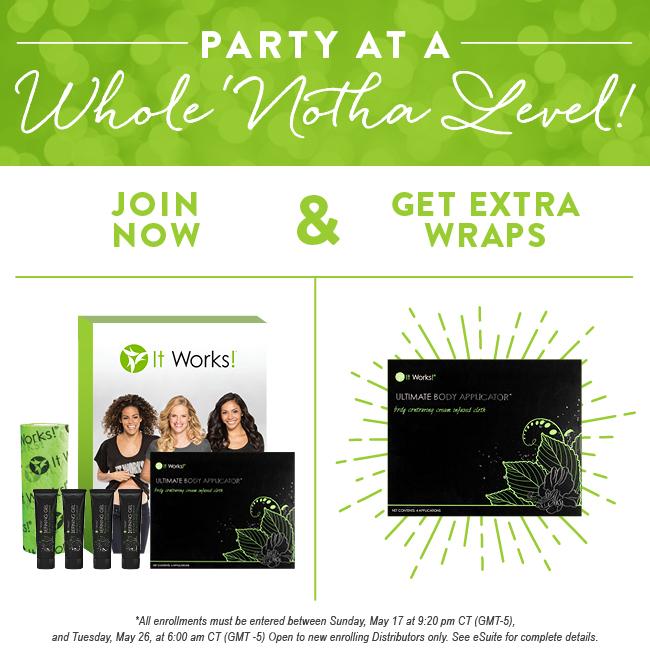MarkBPentecost's tweet image. Extra box of Wraps in your BBK thru the weekend! Spread the word about that #crazwrapthing #itworks