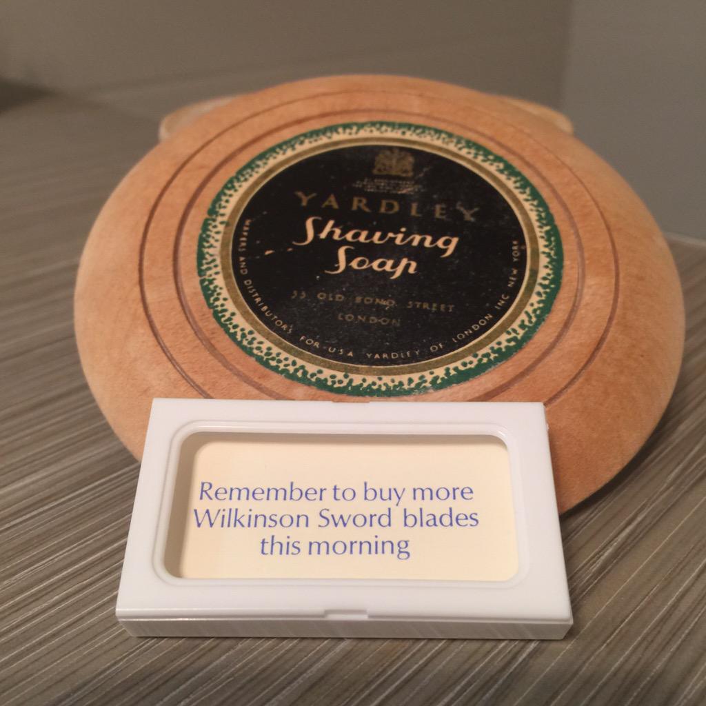 Sage advice in the bottom of some vintage wills #vintageshaving #wetshaving #SOTD