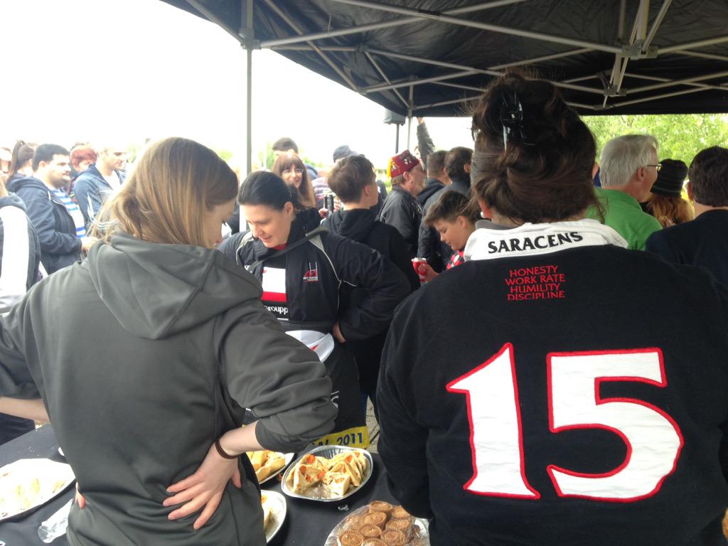 We are still here in car park D, come along and have a beer on us &amp; cheer the players when they arrive!