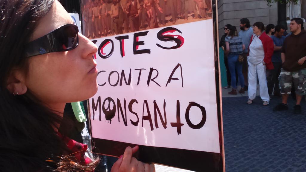 caladona's tweet photo. Per salut, x justícia social, x dret a decidir, x solidaritat amb les dones defensen la terra #MarchAgainstMosanto http://t.co/M7CVLrHFlG