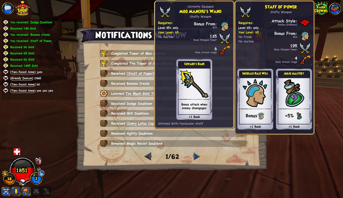 Ma1kavian's tweet photo. YEEEEEEEEES! Finally! @NightSong89 #FarmingWithDuncan #Pirate101 #StaffofPower http://t.co/UMdsWIR2je