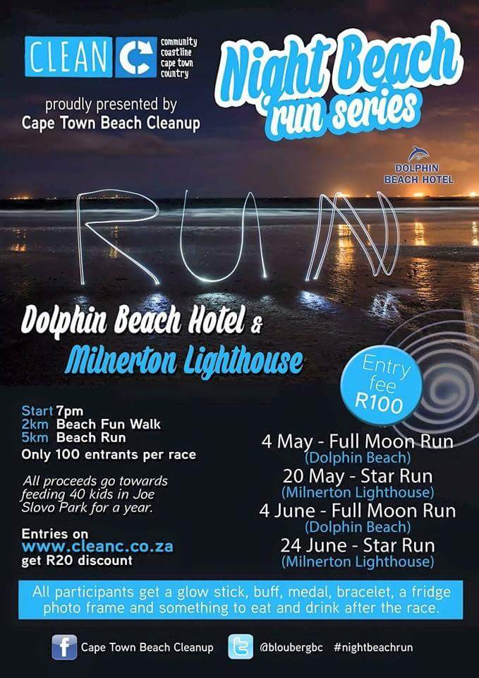 BloubergBC's tweet image. Gorgeous evening ,we had lots of fun ...don't miss the next two Night Beach Runs cleanc.co.za