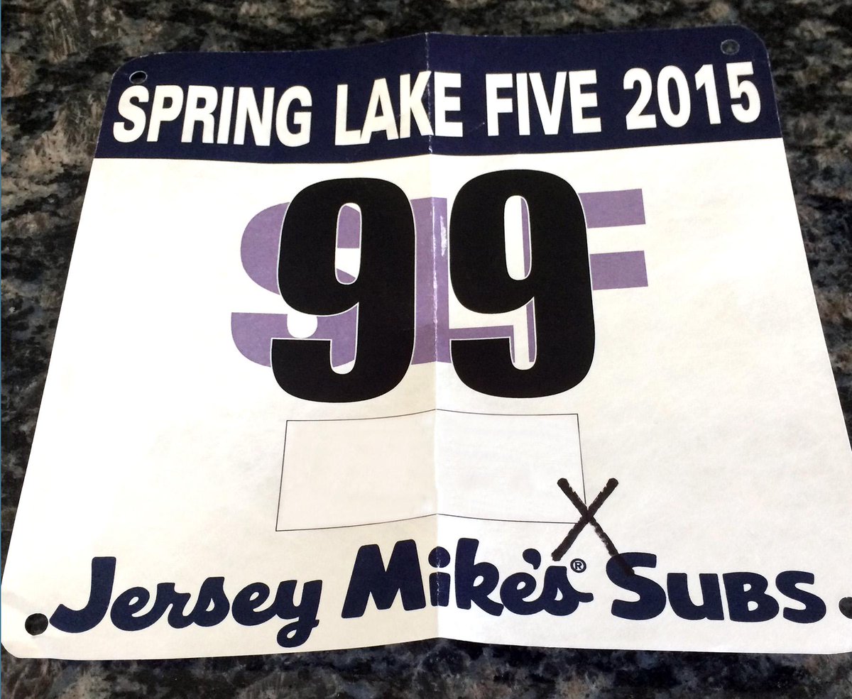 jerseymikes's tweet image. We see you @chilchel1023 👀! Good luck all the #SpringLake5 runners! Can anyone tell us what our #99 is? #hiddenmenu