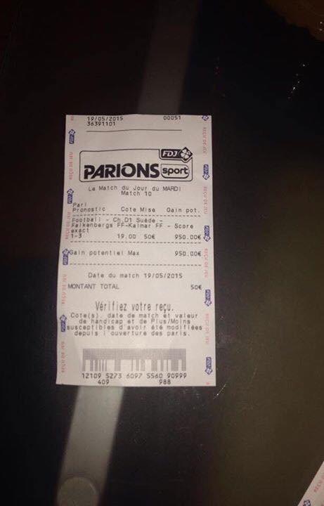 Quaterback123's tweet photo. 🔴 RETOUR GAGNANT 🔴

BOUMMMMM ✅✅✅ 

CÔTE 19 QUI PASSE ✅✅✅

INFO FIXED OU VIP = DM http://t.co/Hv4Yj6dsPU