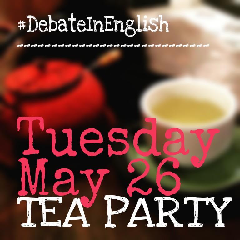 teaclublb's tweet image. Mega #TeaParty on Tuesday, May 26 #FondationAlbertNassar 
#MyEnglishClass 
#CharVox 
#DebateInEnglish