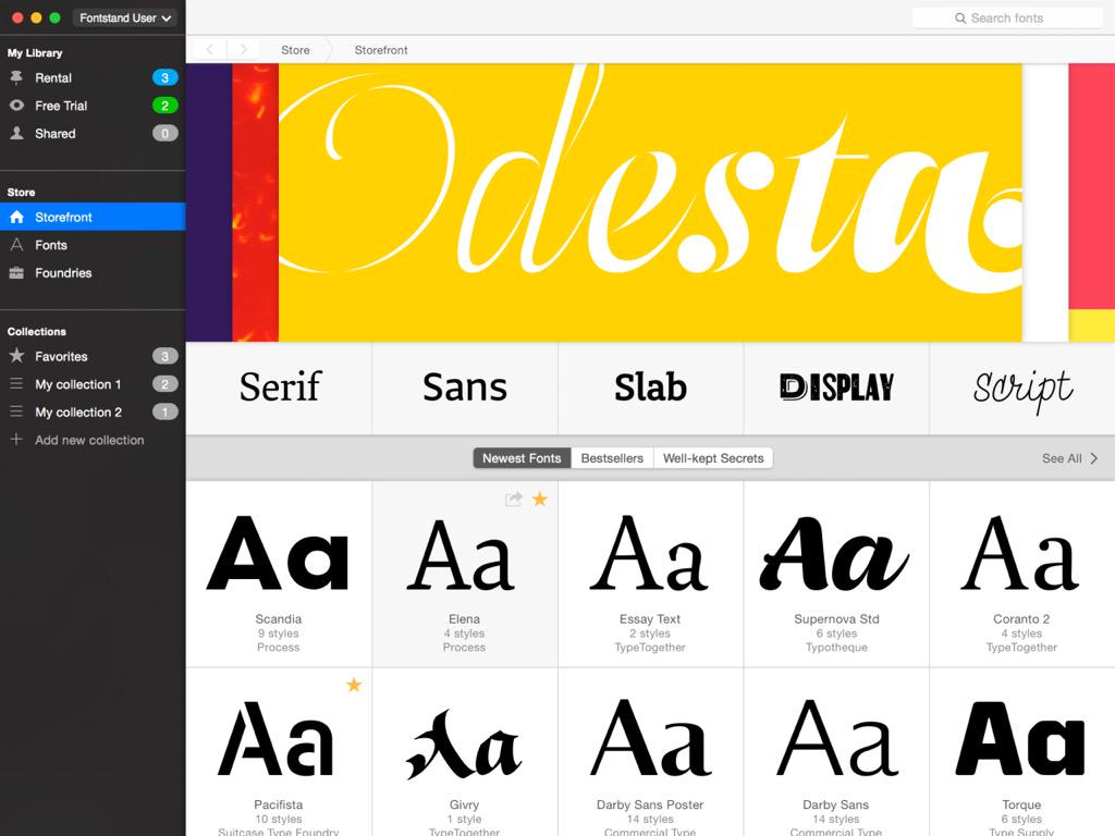 connynaumann's tweet photo. Whats the difference between services like @Skyfonts #AdobeTypekit and @Fontstand? #App #Mac http://t.co/CkeR3Xy8R0 http://t.co/FmxK9doNNH