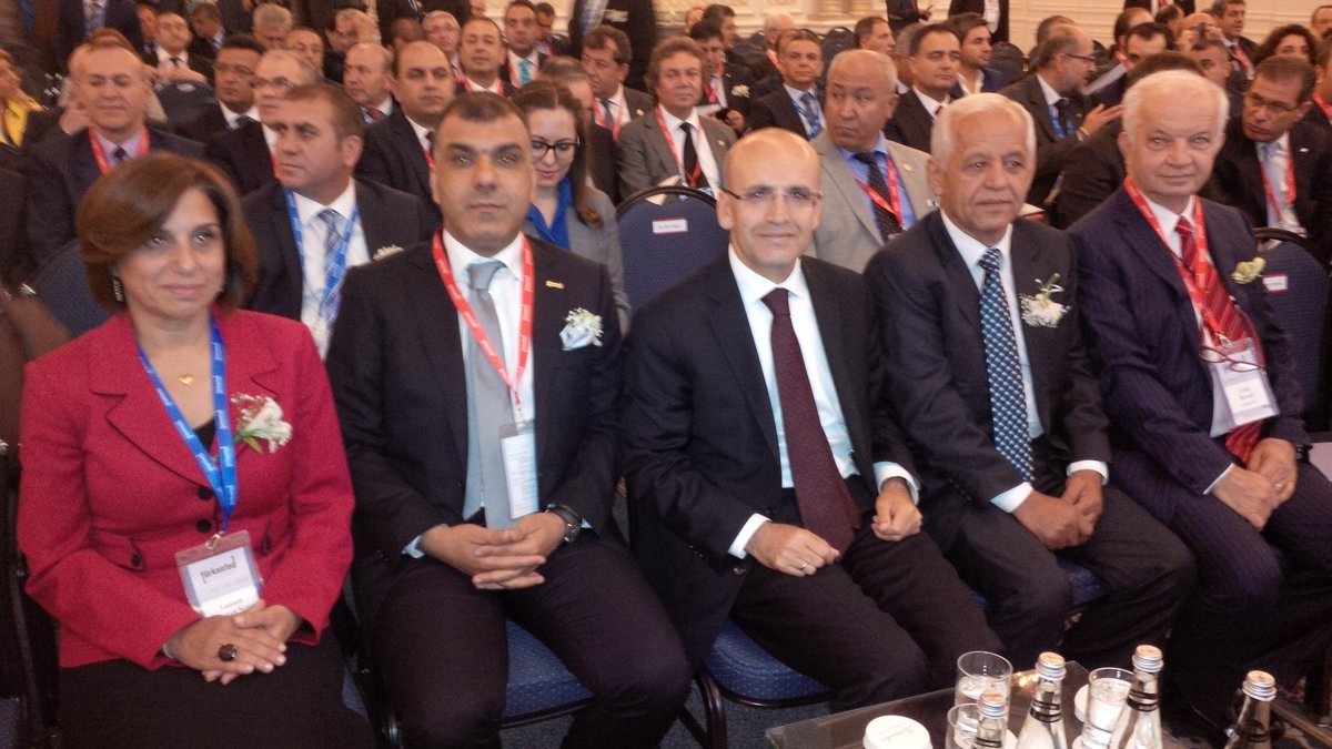 TÜRKONFED Genel Kurulu Maliye Bakanımız Sayın Mehmet Şimşek'in katılımı ile başlıyor. #turkonfed2015