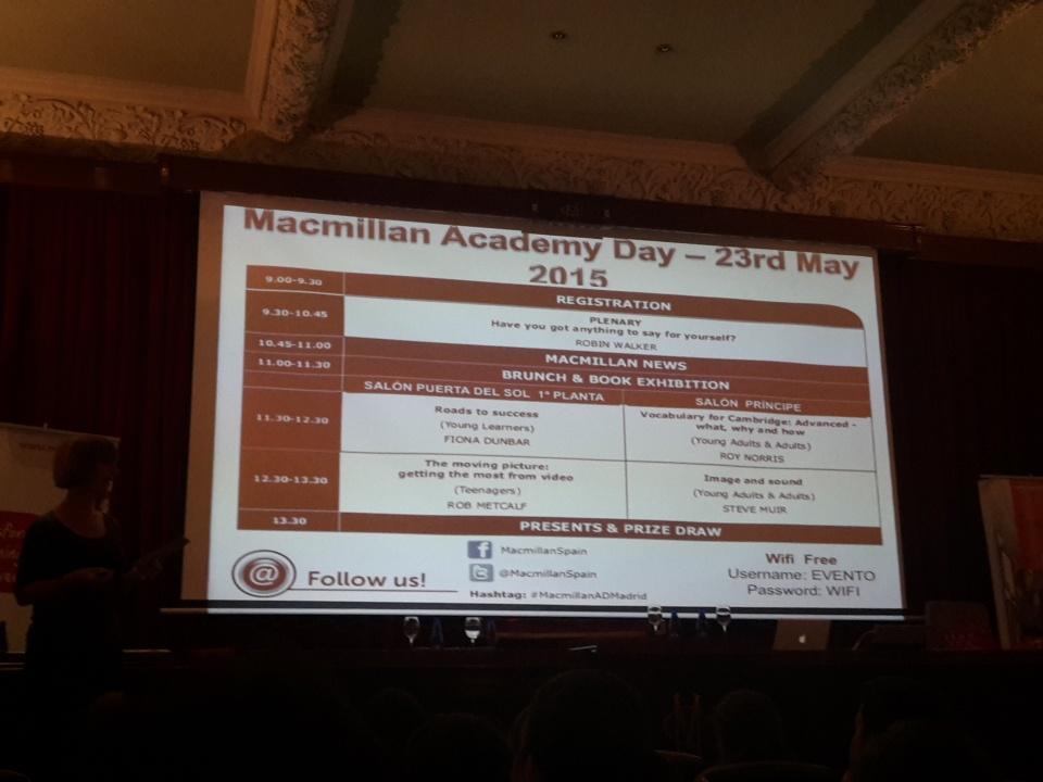 esm_teacher's tweet photo. Here we go @MacmillanSpain #MacmillanADMadrid http://t.co/WnP60d5PTC