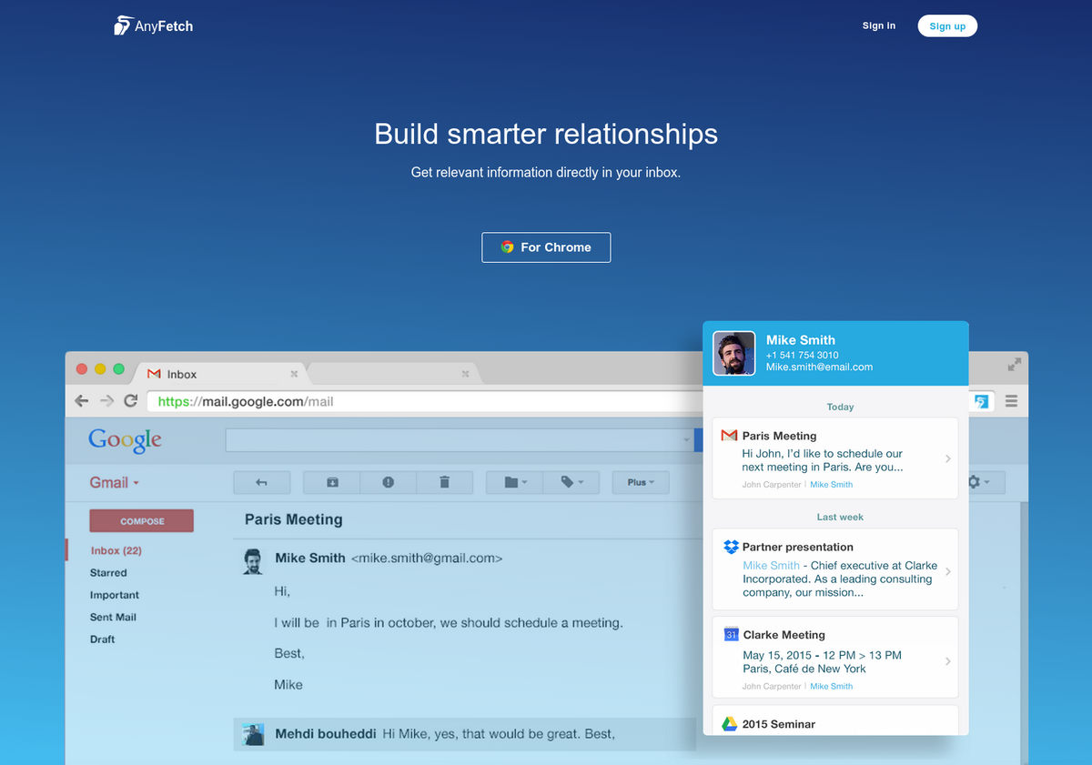 ProductHunt's tweet photo. AnyFetch: Get relevant information directly in your email inbox. http://t.co/NsuOakCFOM via @kwdinc http://t.co/13zZOvI7Vm
