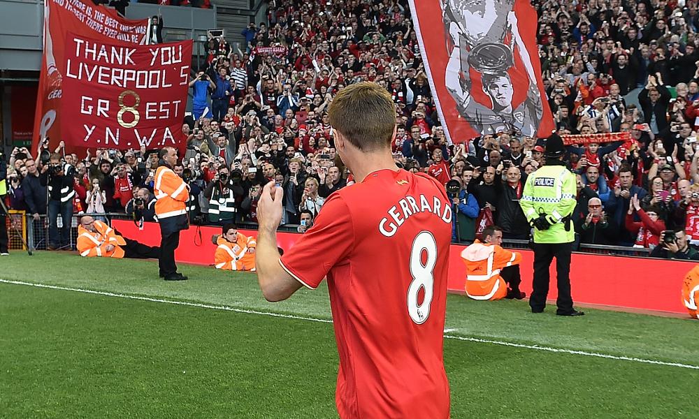 LFC's tweet photo. Gerrard on why Anfield is his favourite home http://t.co/OMEiq4myqN #ThanksStevie #LFC http://t.co/uLIYlQOkRn