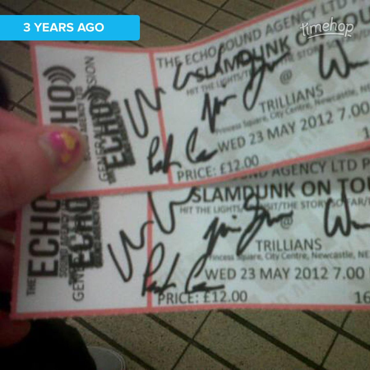 fionaduan's tweet photo. First time I saw @thestorysofarca was 3 years ago today ✊ sick @timehop!  http://t.co/ICoigJhkxG http://t.co/AvYt7CYUpf