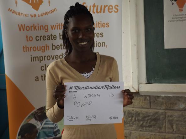 RedPackPeriod's tweet photo. RT @londianicharity: Jackline, a teacher from Sitian Secondary School tells us why #MenstruationMatters http://t.co/YUiiBJwPjf