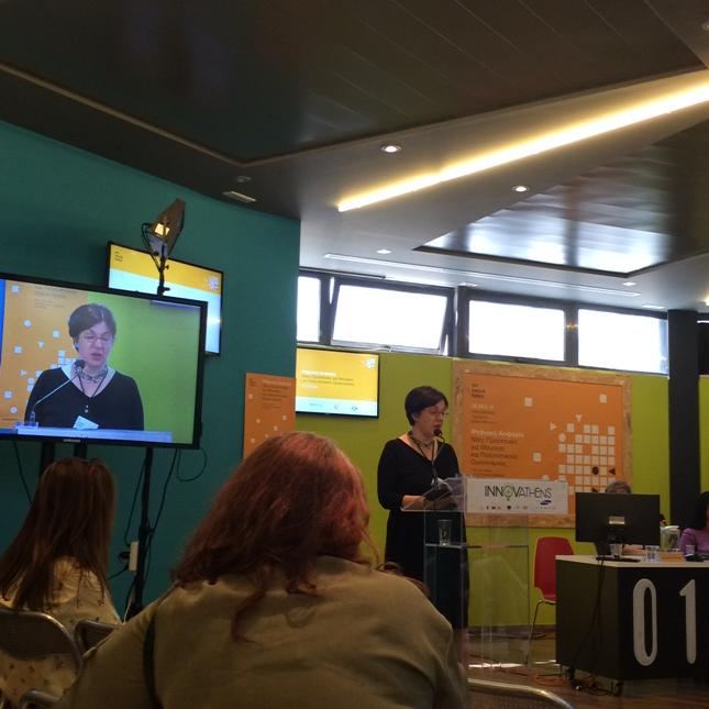 ElpinikiMei's tweet image. Alexandra Mpounia on new knowledge and skills in museums #psvaluetalks