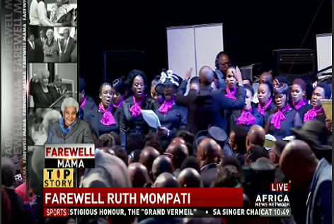 DripDripSplash1's tweet photo. Choir renders a song at the #Vryburg Showground #RIPRuthMompati . | LIVE DSTV 405 http://t.co/M398QzEBAd