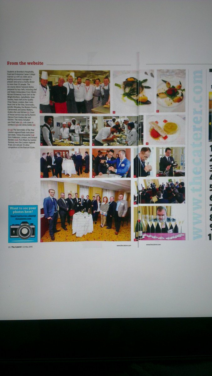 grandcruchocs's tweet photo. @BR6Restaurant in this week's caterer! #Take6Chefs+1 http://t.co/ttlmOrCWWS
