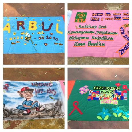 Sebagian Quilt untuk mengenang saudara kita yg sudah berpulang lebih dulu #MRAN2015