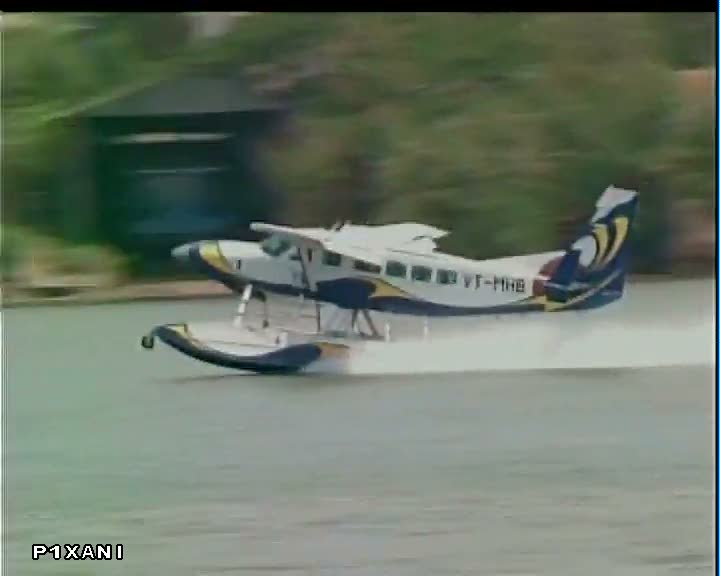 ANI's tweet photo. Panaji (Goa): Goa tourism dept. conducts trial of sea plane. http://t.co/ibYVGDyBPo