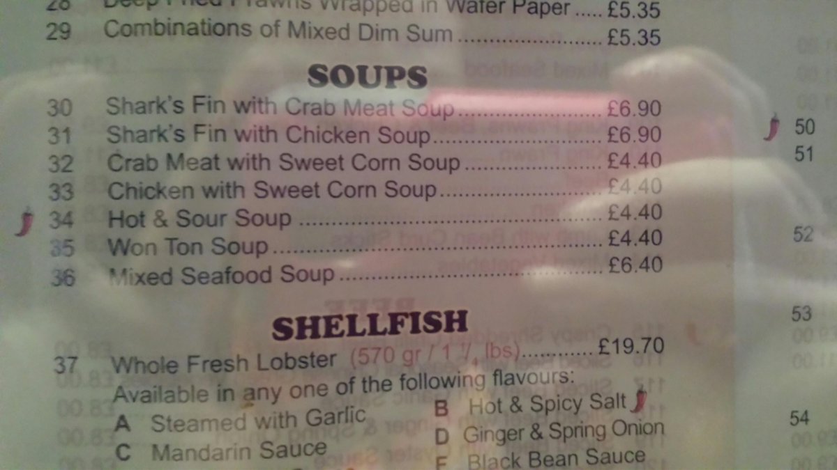 Marie_GMB's tweet photo. @BFFoundation I found shark fin soup on the menu of a local restaurant!! what can I do to get it off the menu?? Help! http://t.co/yyMyvIWBJv