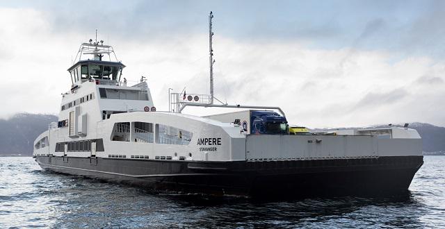 De eerste elektrische autoveerboot ter wereld is in gebruikgenomen in Noorwegen groenecourant.nl/wetenschap/eer…