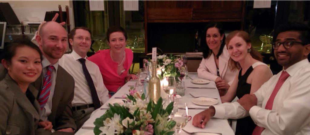 Georg1aPorgia's tweet photo. Congratulations, from Table 5! #Jessjameswedding15 http://t.co/24uMTF3TfH
