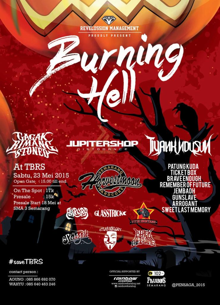 Hello kids...see u there today tbrs outdoor. Mosh mosh!! #pensaga2015 #pensaga