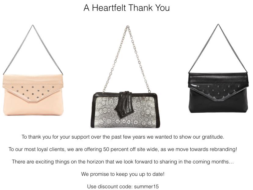 MichelleValeInc's tweet photo. http://t.co/XJDEjXKfv0 is #rebranding shop 50 percent off site wide 
use code: summer15 #americanmade #madeinusa http://t.co/JZcLrYAj6C