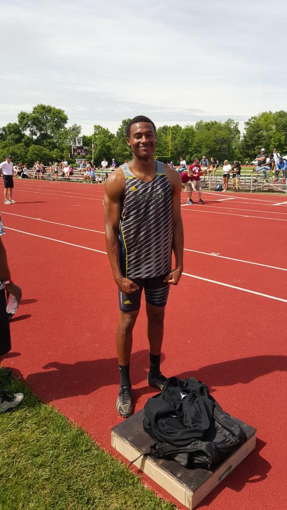 Jae Horton state qualifier in the triple jump!!!