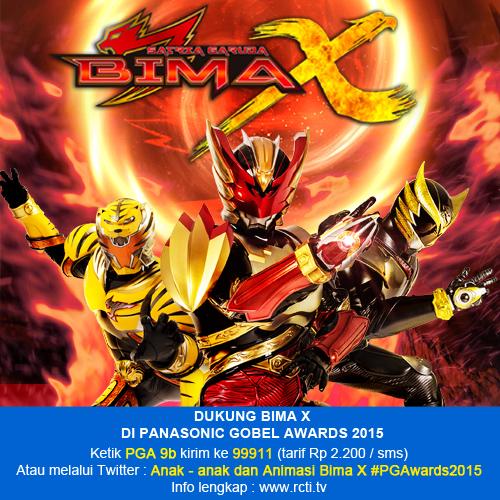 bsatriagaruda's tweet photo. berikan dukungan kamu ke Bima X di Panasonic Gobel Awards dgn cara Ketik PGA9b dan kirim ke 99911 :D http://t.co/5DOoWGSCbg
