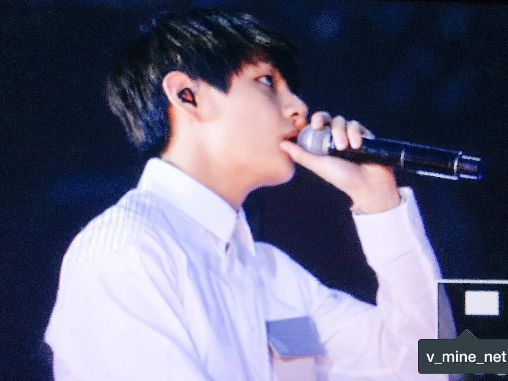 BTS_FACTS's tweet photo. v_mine_net: [Pre] 150523 드림콘서트 #방단소년단 #태형 #V @BTS_twt http://t.co/evDhPH5QeW