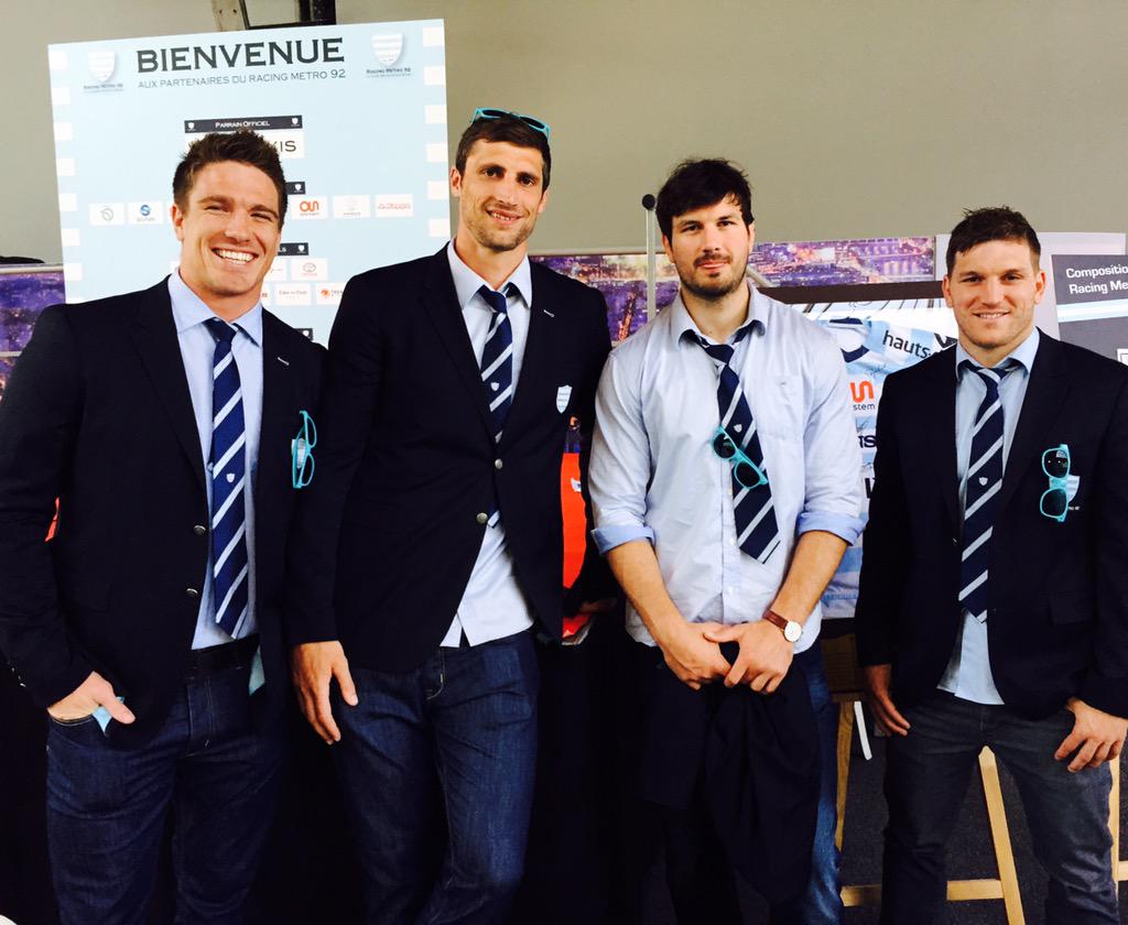 Nos Racingman <a href="/bernardleroux67/">Bernard le Roux</a> #Luke #Thibault #Adrien avec les lunettes <a href="/styliqueParis/">stylique</a> prêt pr le déjeuner! #RM92CO