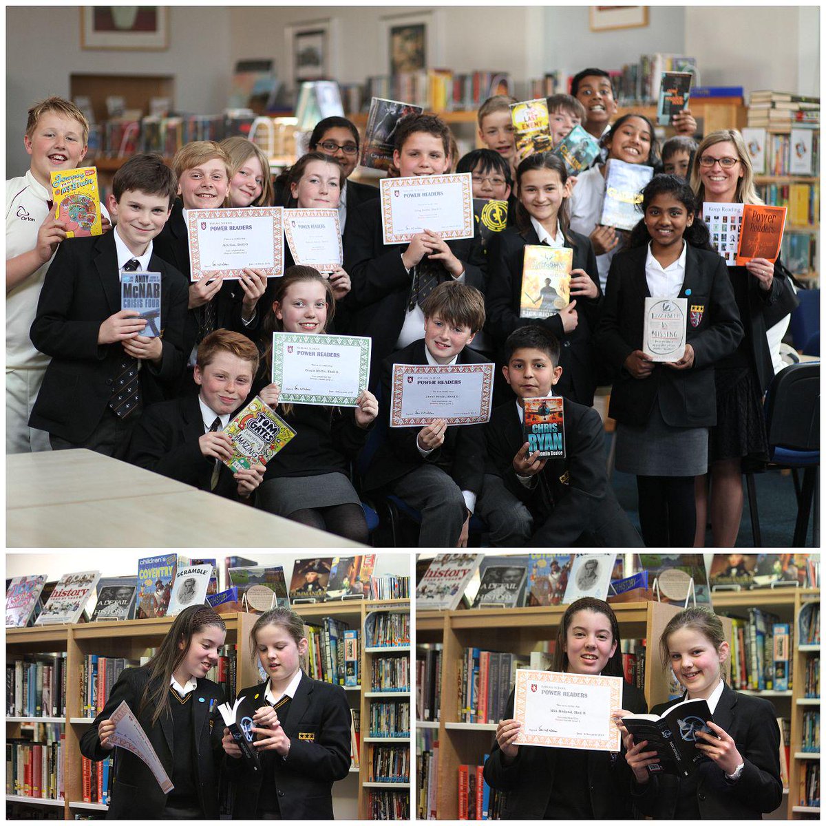 BablakeSchool's tweet photo. For an update on our #PowerReaders scheme, see: http://t.co/q8HFOhBdcH. @Waterstones #curiousreaders http://t.co/Nb9b4g0jBR