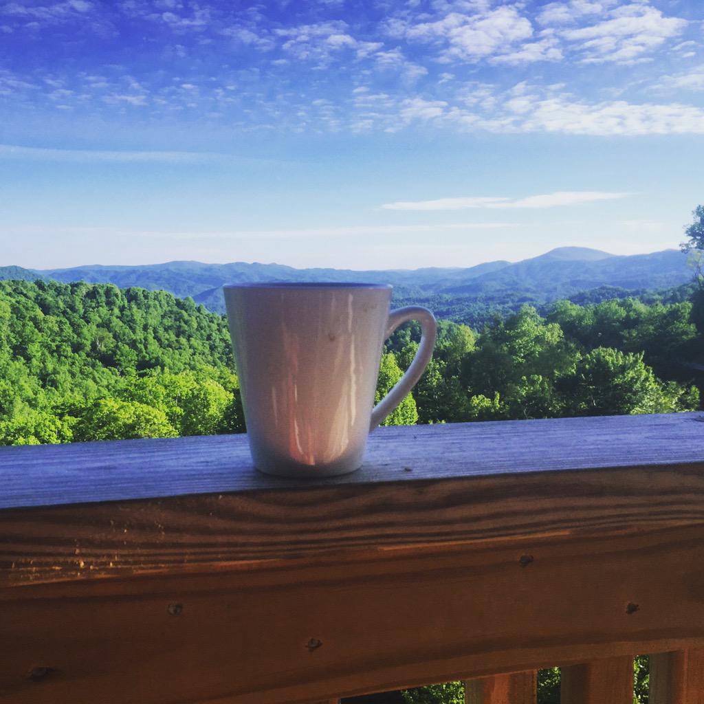 MWargoKearney's tweet photo. Not a bad Saturday morning view #NC #BE #echota #coffee http://t.co/8fSVL9MlJN