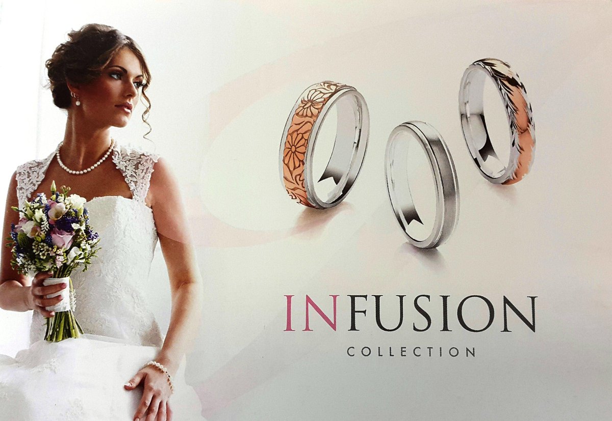 Yorks_Jewellery's tweet photo. Very excited about the new InFusion Collection wedding rings that have just arrived at Yorkshire Jewellery Ltd http://t.co/db9HyY7e2y