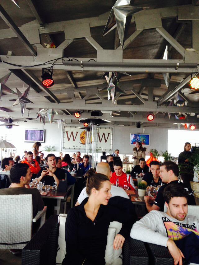 Lekker relaxen met het <a href="/Personato/">Personato</a> team in Scheveningen na een avond <a href="/CrazyPianos/">Crazypianos</a> en teambuilding met <a href="/awayevents/">A-Way Events & Wellness</a>!