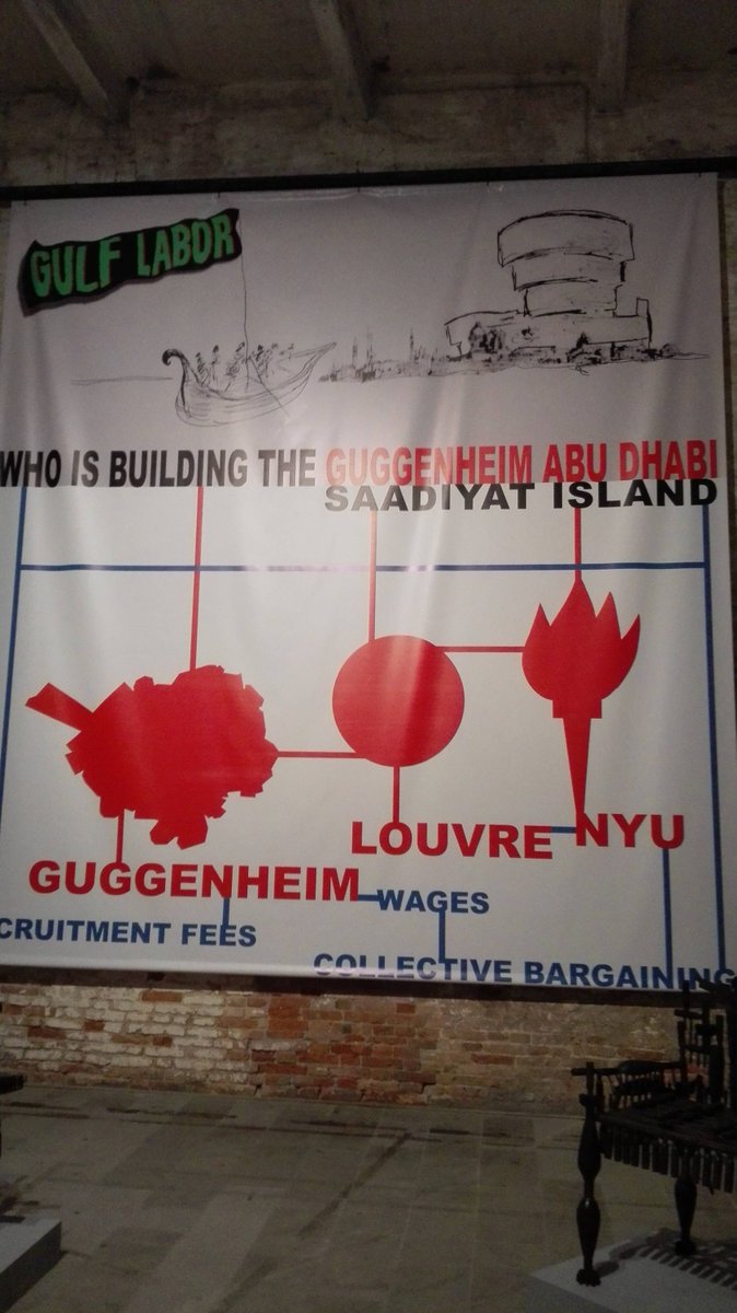 aaaaarte's tweet photo. Who is building the #Guggenheim Abu Dhabi 2015
Gulf Labor Coalition #VeniceBiennale2015
#guggoccupied @GulfLabor1 http://t.co/ULXc7iPP1s