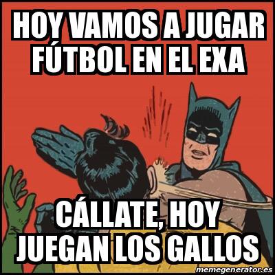 losgallos02's tweet photo. Dia de 4tos de Final en el @ExaCEL 
Partido complicado contra @Roma1969_ExaCEL #vamoslosgallos #VamosLosPibes http://t.co/MIJImF9IEx