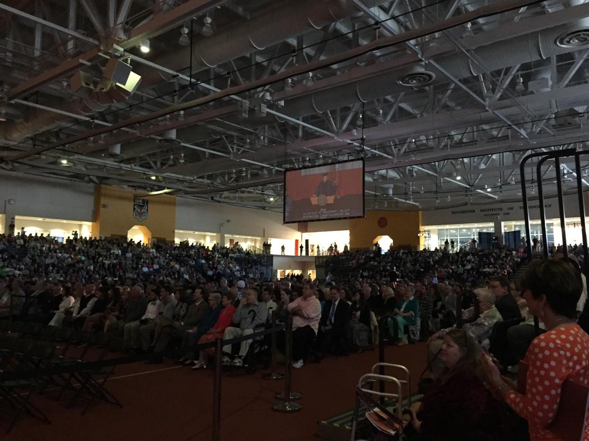 Full house at the KGCOE ceremony.  Congrats Class of 2015!  Welcome to the alumni family!  #ritgrads #kgcoe