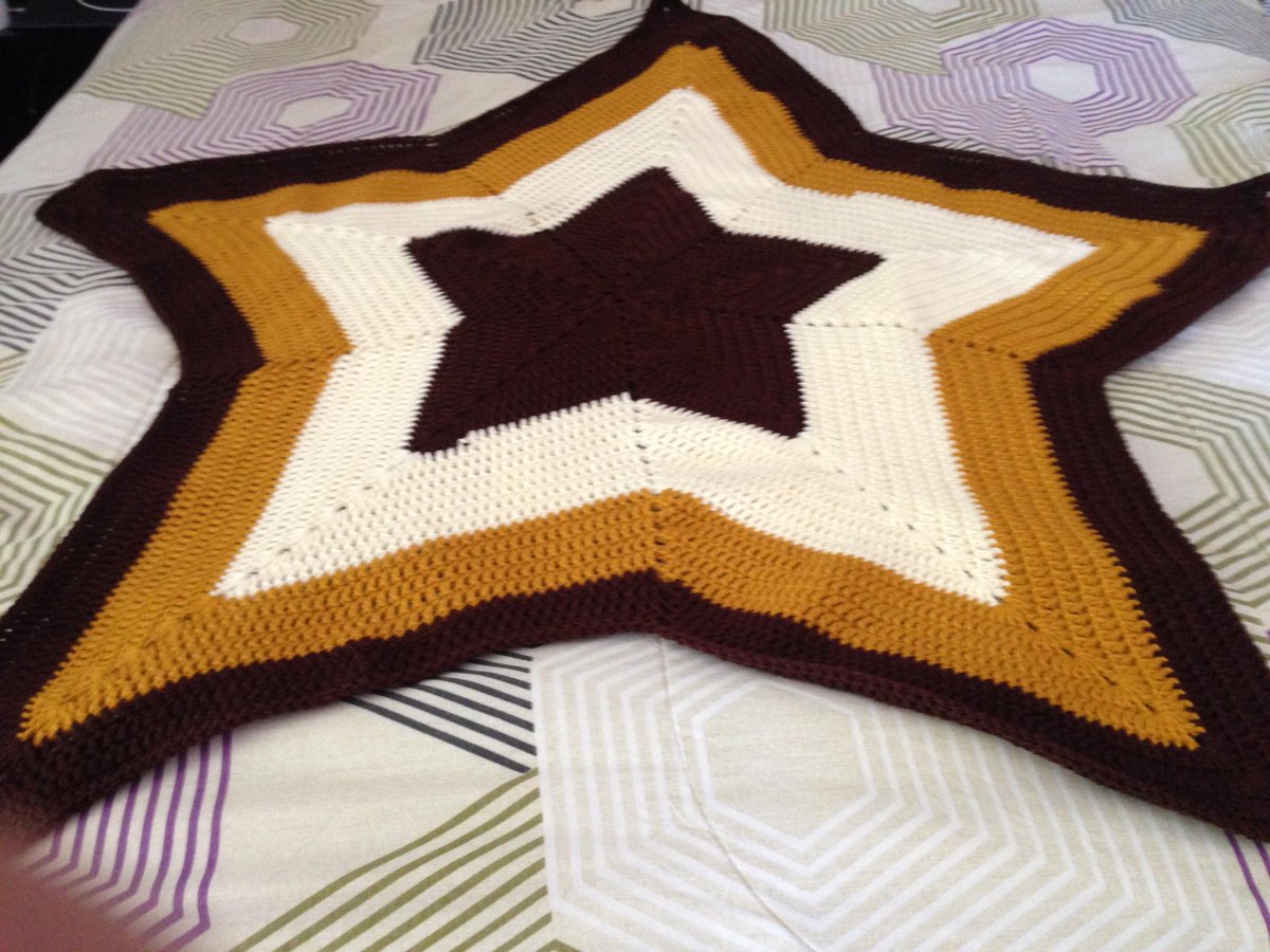 LadybggrlCrafts's tweet photo. #crocheted star blanket!  Visit me:  #www.etsy.com/shop/LadybuggirlCrafts #LadybuggirlCrafts http://t.co/et5Fbmnhzc