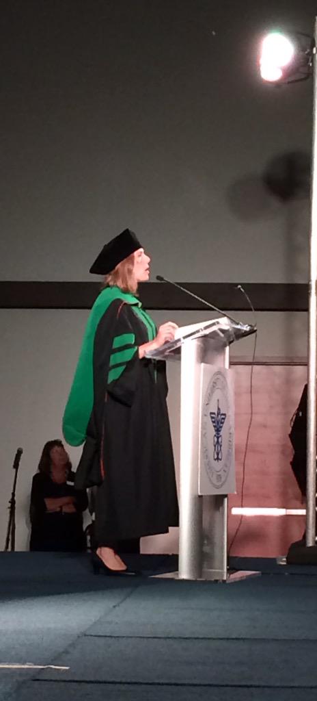 aucalum's tweet photo. @AUCDean_Chumley speaking to our graduates #medschoolgraduation #alwaysauc http://t.co/xkR2NKXFAo